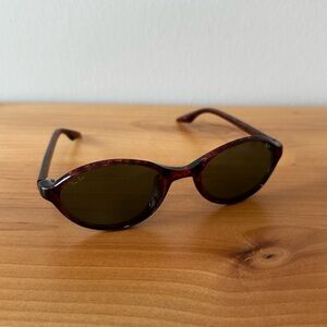 VINTAGE B&L RAY-BAN W2835 CHERRY RED TORTOISE G15 UV CRYSTAL CATS SUNGLASSES